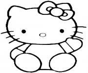 dessin hello kitty 45 dessin à colorier