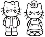 dessin hello kitty 72 dessin à colorier