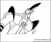 Coloriage ben 10 rath omnitrix planet appoplexia dessin