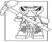 Coloriage dessin ennemis squelette Ninjago dessin