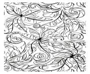 Coloriage adulte mandala fleurs roses plantes dessin