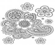 Coloriage dessin chat mandala adulte difficile dessin