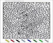 Coloriage magique ce2 ce1 soustraction 26 dessin