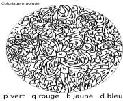 Coloriage magique 139 dessin