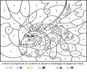 Coloriage magique maternelle facile dora exploratrice dessin