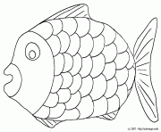 Coloriage poisson 86 dessin