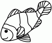 poisson 25 dessin à colorier