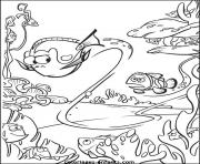 poisson 287 dessin à colorier