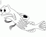 Coloriage poisson davril 67 dessin