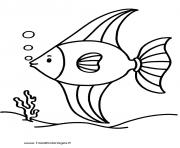 poisson 223 dessin à colorier