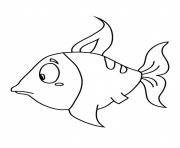 poisson davril 40 dessin à colorier