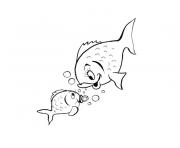 Coloriage poisson 8 dessin