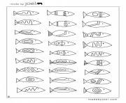 Coloriage poisson davril 140