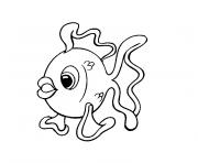 Coloriage moray eel dessin