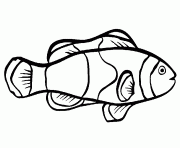 poisson 2 dessin à colorier