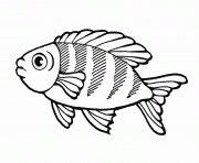poisson 26 dessin à colorier