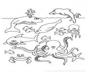 Coloriage poisson 196 dessin