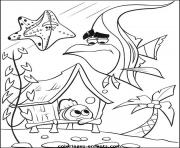 Coloriage poisson scie dessin