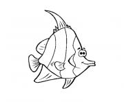 poisson 170 dessin à colorier