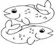 Coloriage adulte poisson details dessin