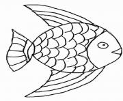 poisson 4 dessin à colorier