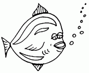 poisson 82 dessin à colorier