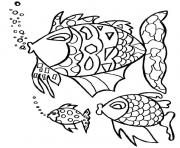 poisson 174 dessin à colorier