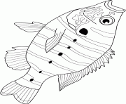 sunfish dessin à colorier