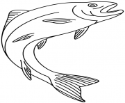 poisson 274 dessin à colorier
