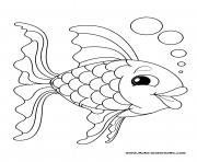 poisson 56 dessin à colorier