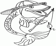 Coloriage poisson d avril dessin