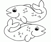 poisson 140 dessin à colorier