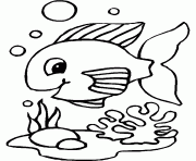Coloriage poisson 275 dessin