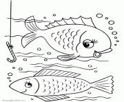 Coloriage grand poisson davril dessin