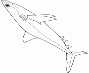 requin 2 dessin à colorier