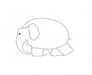elmer l elephant dessin à colorier