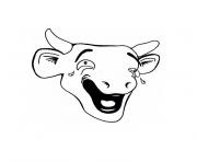 vache qui rit dessin à colorier
