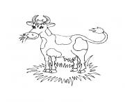 Coloriage vache yack