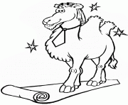 Coloriage loup et les 7 chevreaux  JeColorie.com