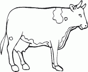 dessin d une vache a colorier dessin à colorier