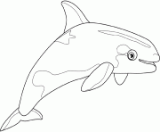 orque dessin à colorier