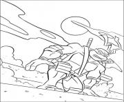 Coloriage tortue ninja 235