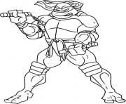 Coloriage tortue ninja 186 dessin