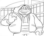 tortue ninja 67 dessin à colorier