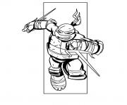 Coloriage tortues ninjas michelangelo dessin