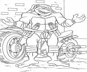 tortue ninja 45 dessin à colorier