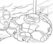 tortue ninja 74 dessin à colorier