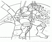 tortue ninja 35 dessin à colorier