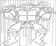 Coloriage tortue ninja 26 dessin