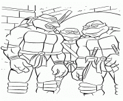 Coloriage Tortues Ninja 015 dessin